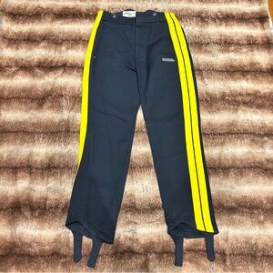Off-White Equestrian Pant Navy Yellow